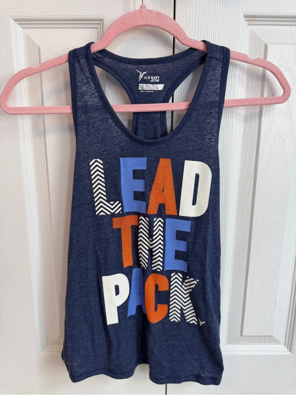 Girls Old Navy Navy Active Racerback Tank
